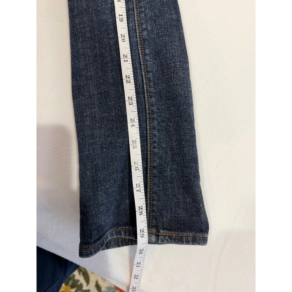 Levis 525 Straight Leg Jeans Women 29 Dark Wash Blue Perfect Waist Classic Denim - Picture 4 of 11